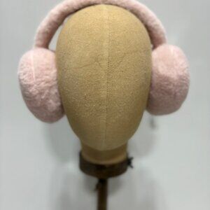Pink Fluffy Earmuffs Cute Cozy Winter